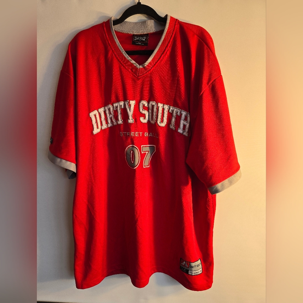 EAST WEST MEN'S JERSEY DIRTY SOUTH STREET BALL #07 SIZE 2XL